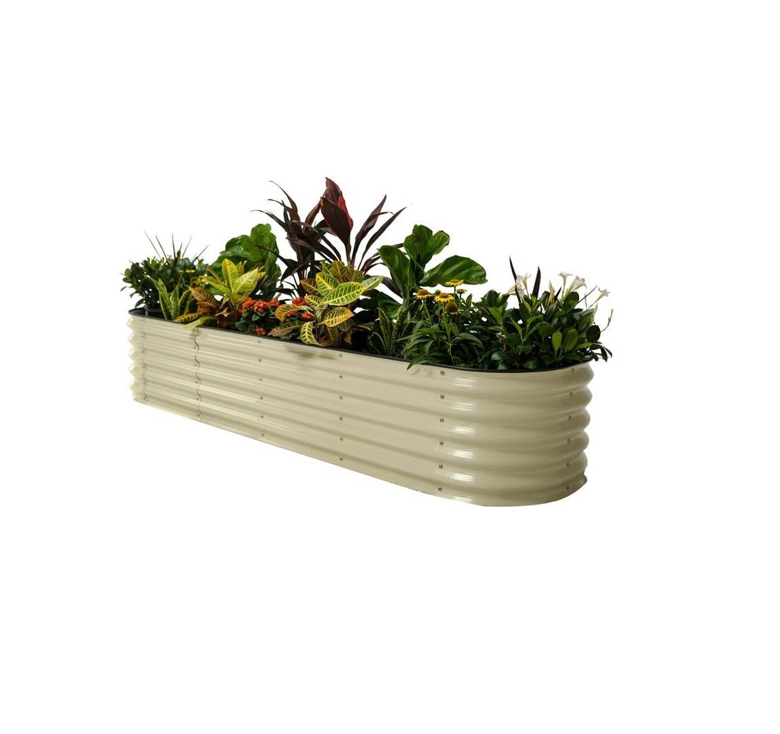 Vego Garden VB6N117G Modular Raised Garden Bed, Olive, 17 inches