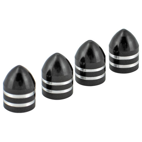 Victor Automotive 60173-8A Sport Valve Caps, Black