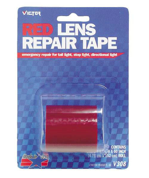 Victor V308 Lens Repair Tape, Red, 1-7/8" x 60"