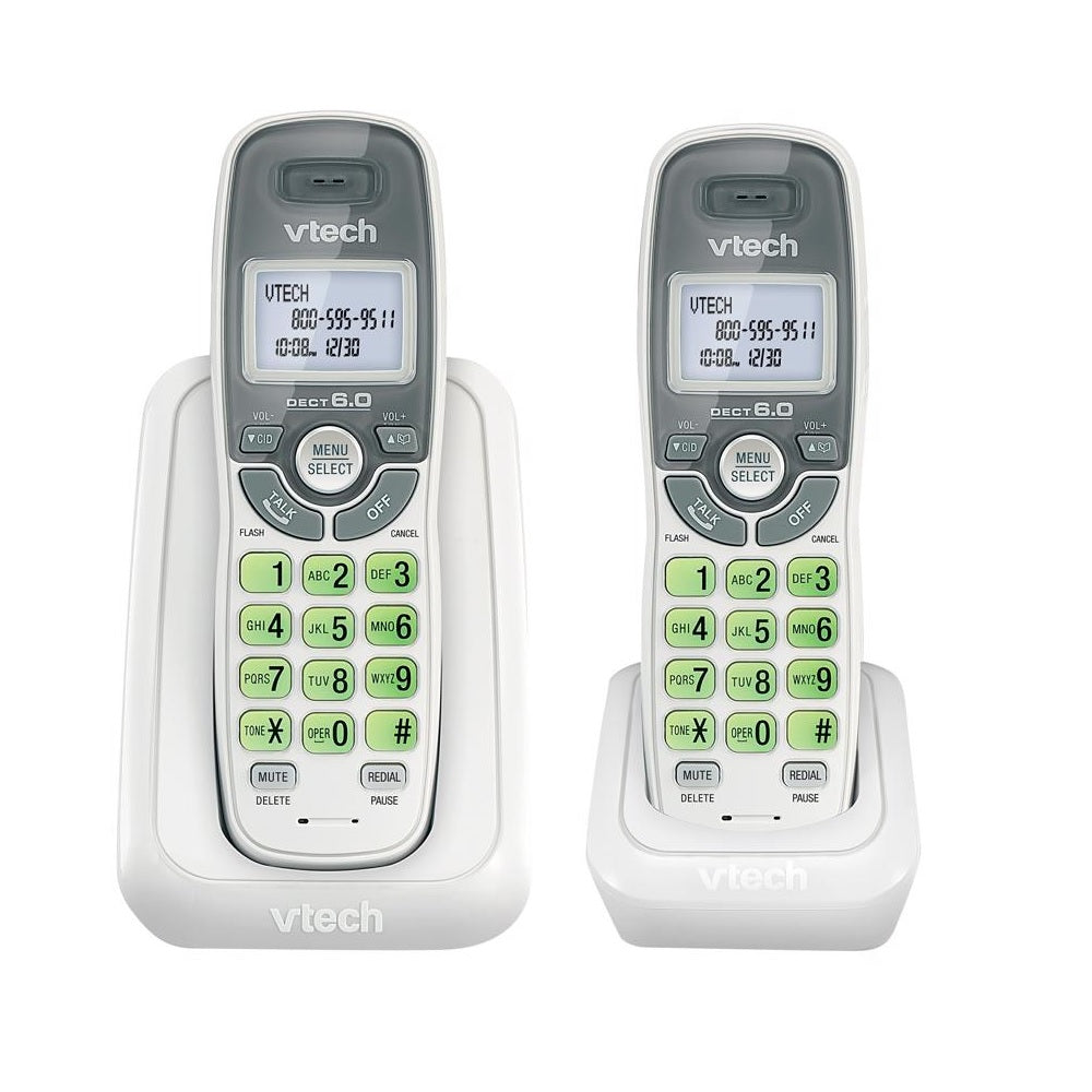 Vtech CS6114-2 Digital Cordless Telephone, White