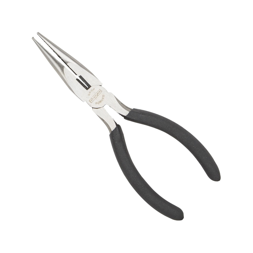 Vulcan JL-NP008 Long Nose Plier With Non-Slip Grip Handle, 6" L