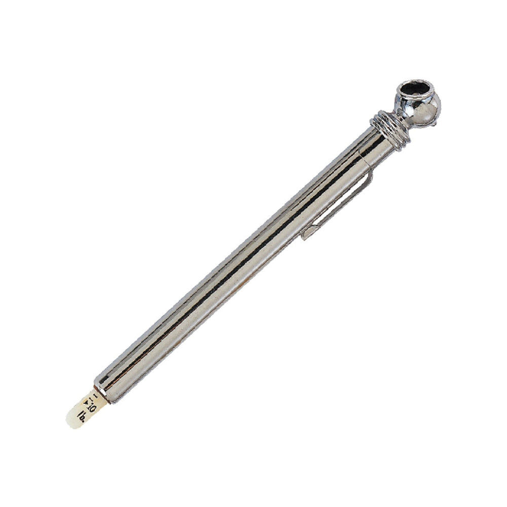 Vulcan LA-019 Tire Gauge, Chrome, 10 - 50 PSI