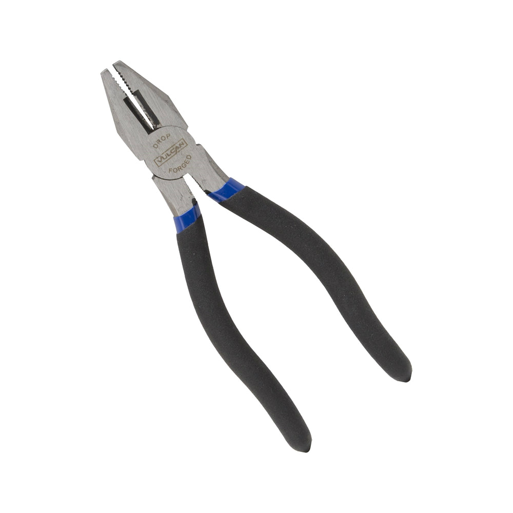 Vulcan PC918-11 Fully Polished Lineman's Plier, Vinyl, 7" L