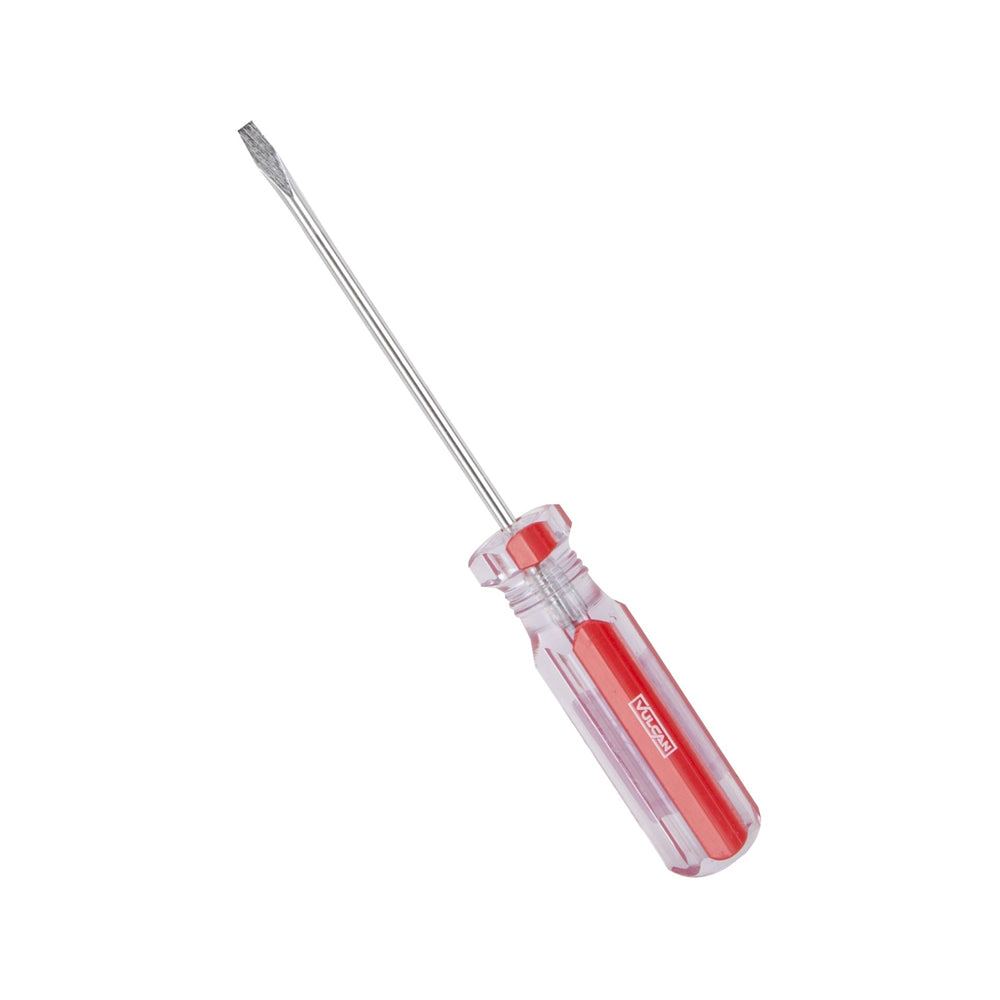 Vulcan TB-SD01 Magnetic Tip Screwdriver, Chrome Plated, 3" L