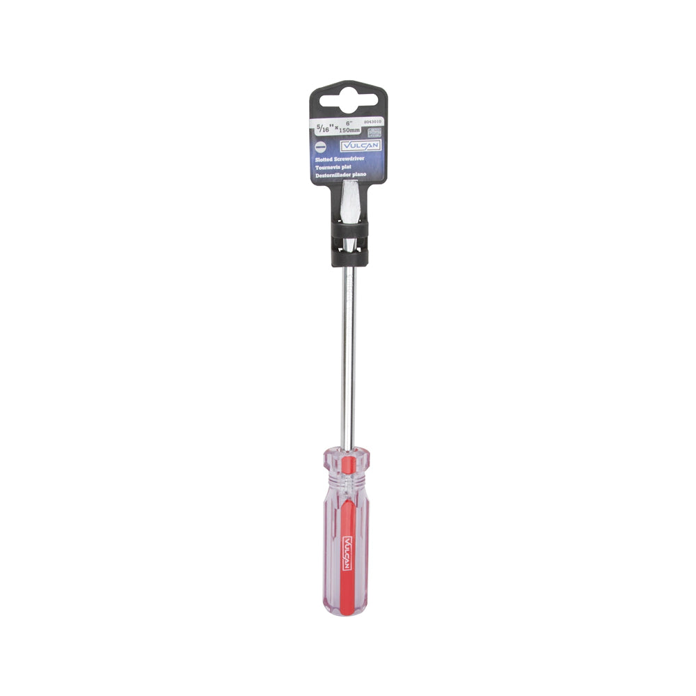 Vulcan TB-SD05 Magnetic Tip Screwdriver, Chrome Plated