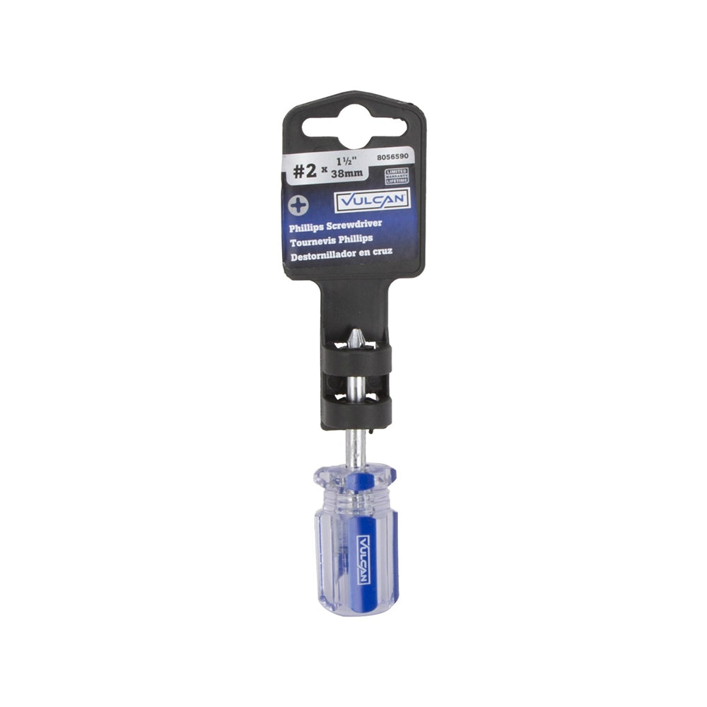 Vulcan TB-SD08 Magnetic Tip Screwdriver, Chrome Plated