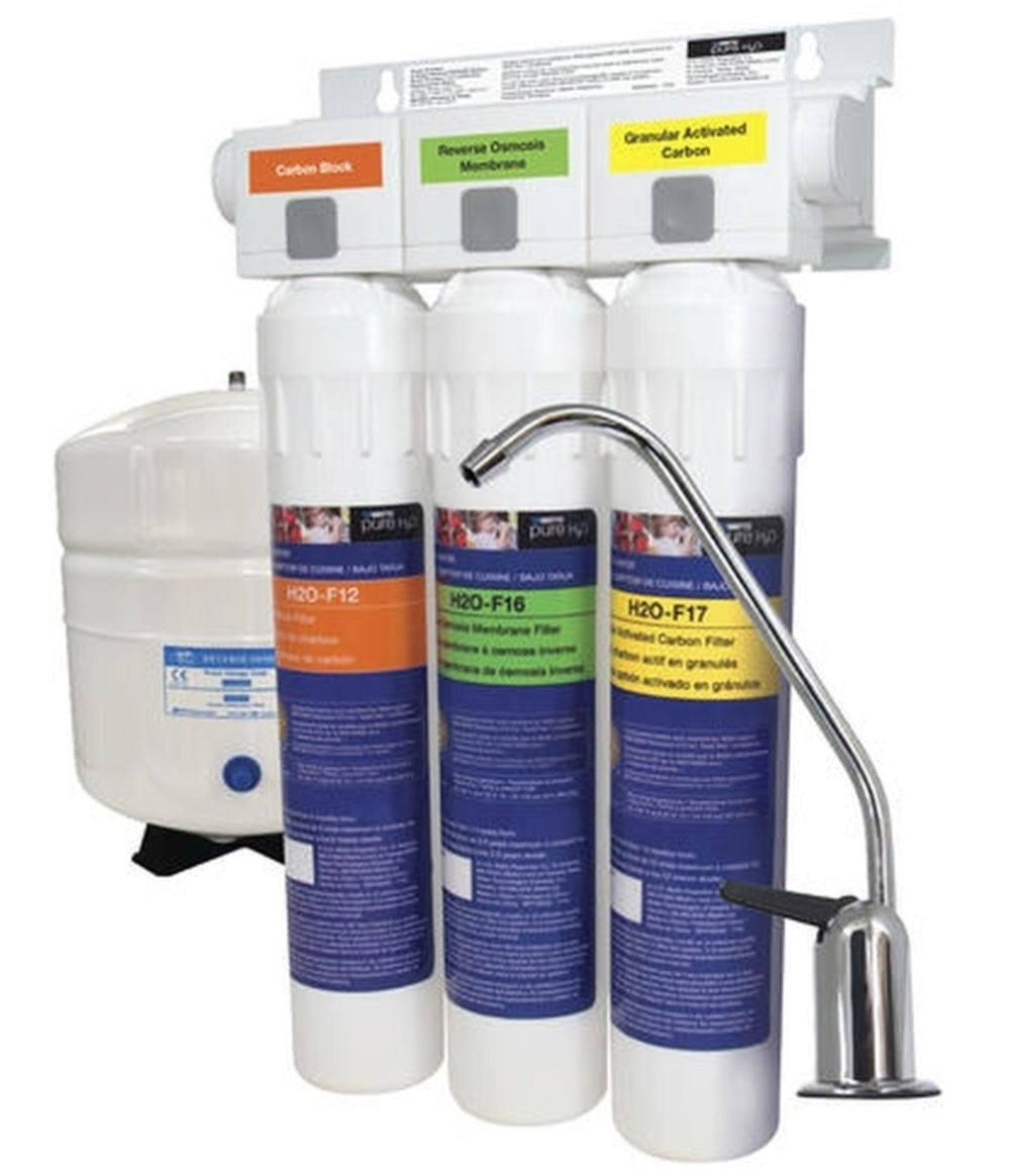 Watts 88005233 Stage 3 Reverse Osmosis Water Filter System, 3 Gallon