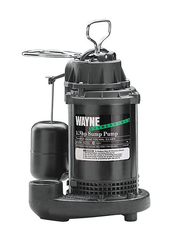 Wayne CDU790 Submersible Sump Pump, 1/3Hp