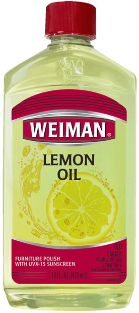 Weiman 18A Lemon Oil Furniture Polish, 16 Oz