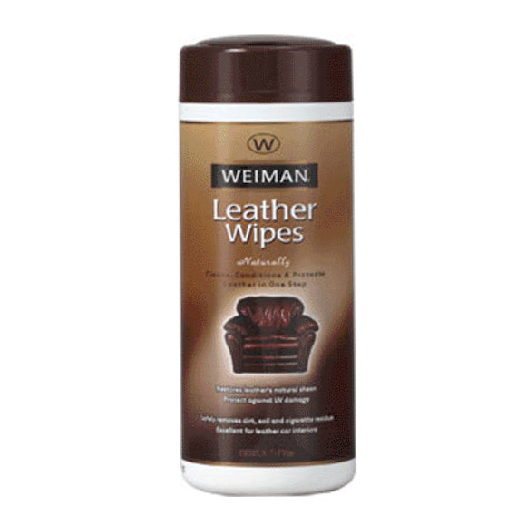 Weiman 91 Leather Wipes, 30 Count