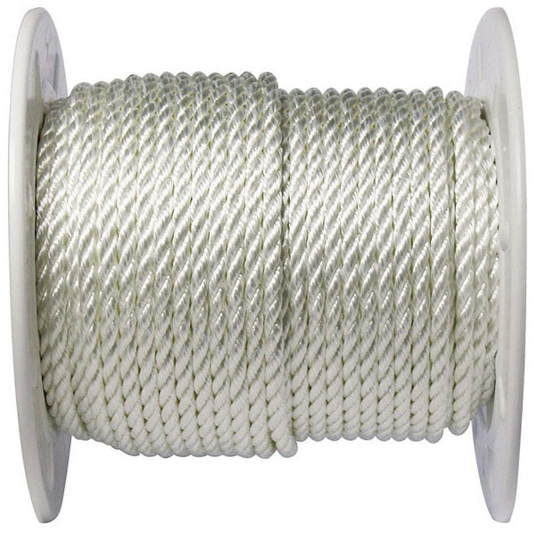 Twisted Nylon Rope Spool, 3/8