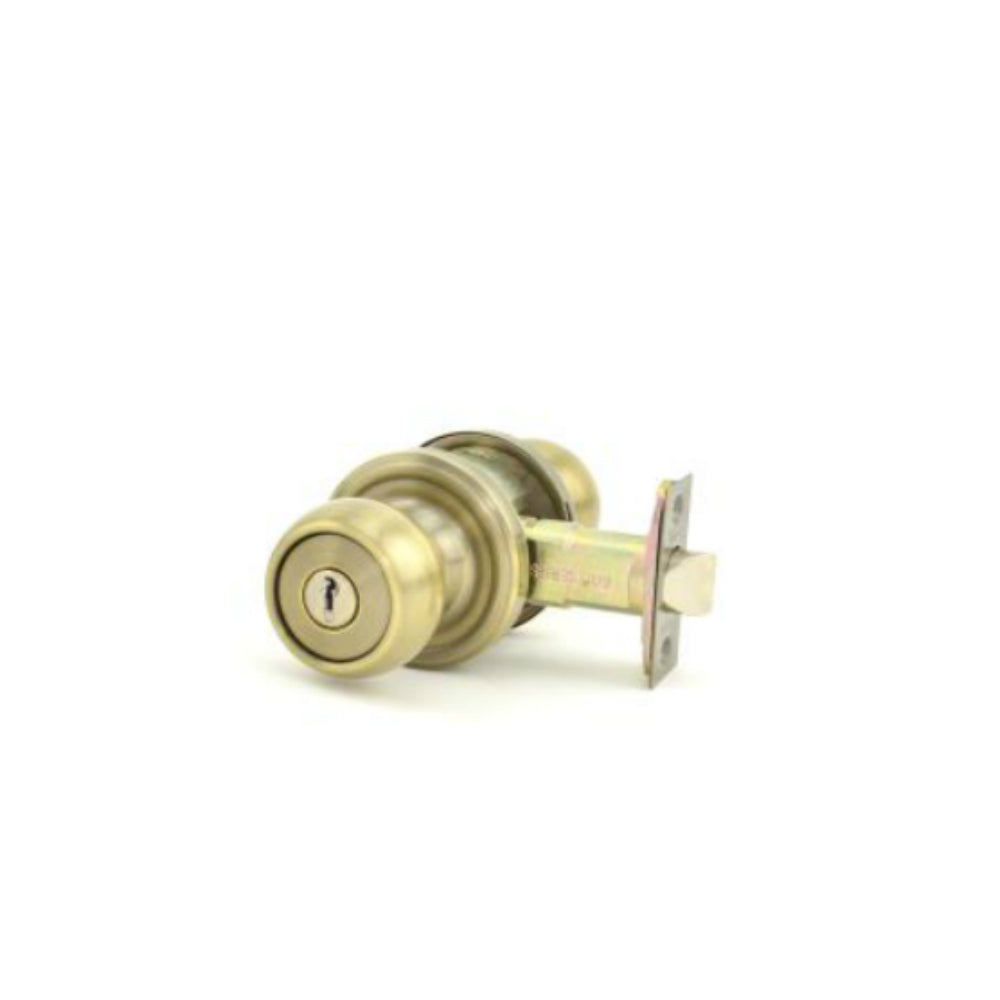 Weslock 00640DADASL23 Barrington Entry Door Knob, Antique Brass