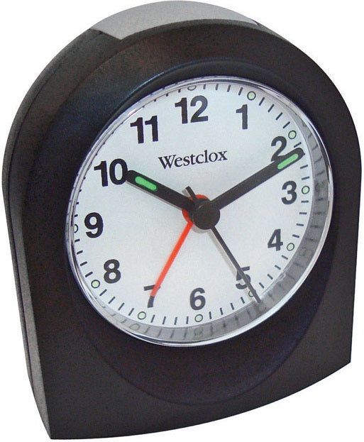 Westclox 47312 Quartz Alarm Clock, Black