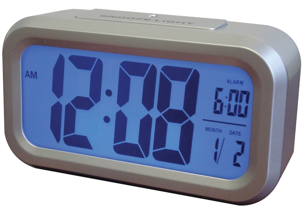 Westclox 70045A LCD Alarm Clock, 1.8"