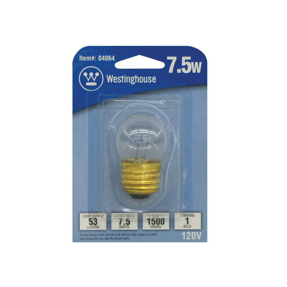 Westinghouse 04064 Incandescent Light Bulb, 7.5 Watts, 120 Volt