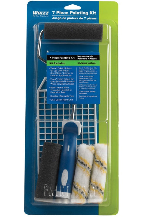 Whizz 54117 Professional Painting Roller Kit, 7 Piece