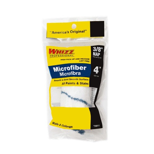 Whizz 70011 XtraSorb Microfiber Jumbo Paint Roller Cover Refill, 4", Pack of 2