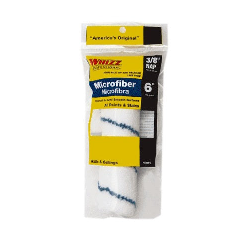 Whizz 70015 XtraSorb Microfiber Jumbo Paint Roller Cover Refill, 6"