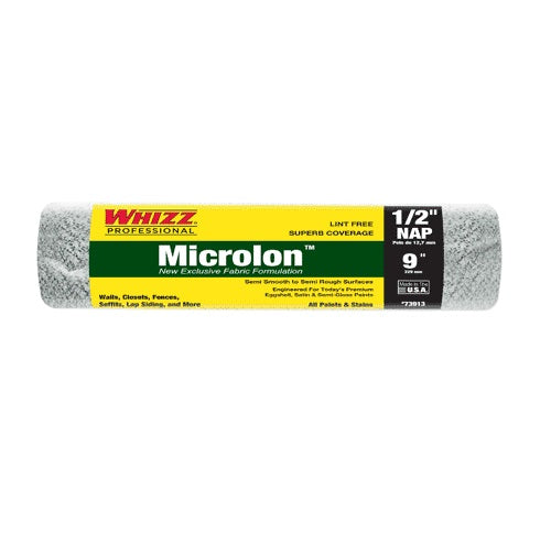 Whizz 73913 Microlon Roller Cover, 9" x 1/2"