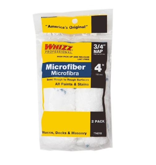 Whizz 74018 Xtrasorb Microfiber Roller, 4" x 3/4"
