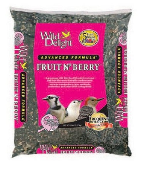 Wild Delight 365050 Fruit & Berry Bird Food, 5 Lb