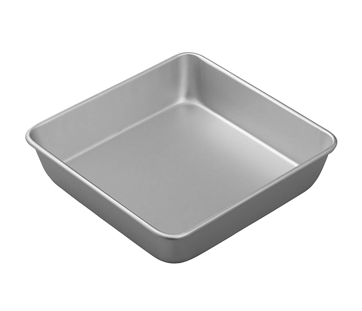 Wilton 2105-8191 Aluminum Square Cake Pan, 8" x 8" x 2"