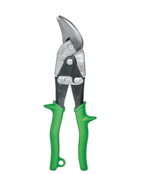 Wiss M7R Metalmaster Offset Snip,  9 1/4", Green Grip