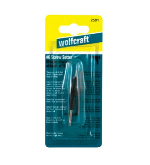 Wolfcraft 2591 Screw Setter For Wood, #6