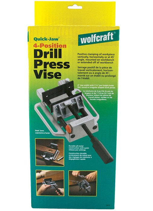 Wolfcraft 3410405 Quick Action Vise, 4" Wide