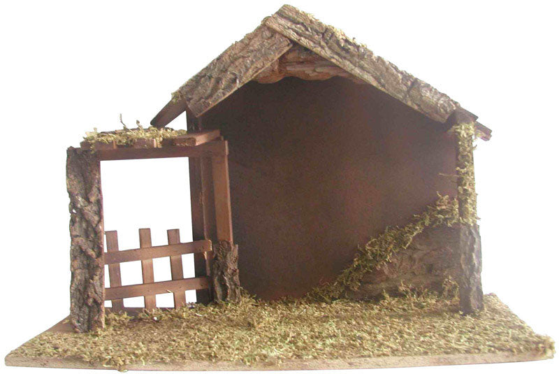 Heartland Valley N0069L Wooden Creche Stable, 21" x 12" x 8"