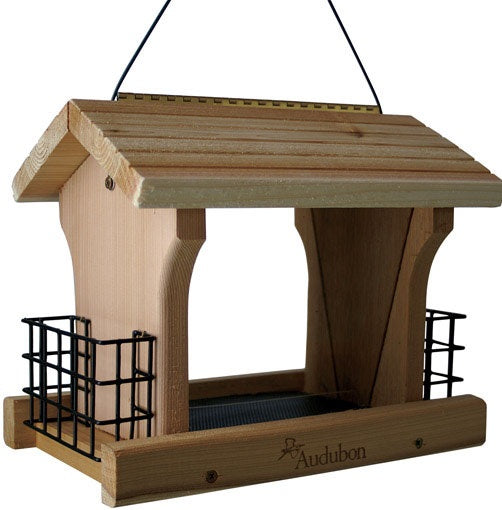 Woodlink NARANCH3 Audubon Ranch Bird Feeder with Suet, Large, 5 lb