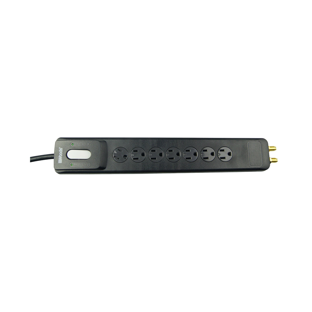 Woods 41627 Surge Protector Strip, 7-Outlet
