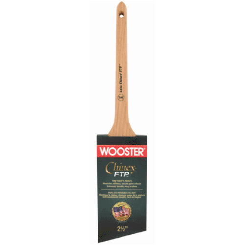 Wooster 4424-2 1/2 Chinex FTP Thin Angle Sash Paint brush, 2-1/2"