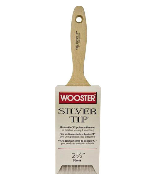Wooster 5222-2 1/2 Silver Tip Varnish Brush, 2.5"