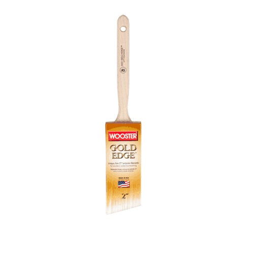 Wooster 5231-2 Gold Edge Angle Sash Brush, 2"