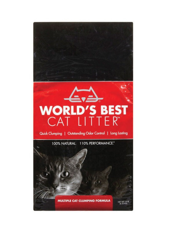 World's Best 322591006118 Multi-Cat Litter, 14 Lbs