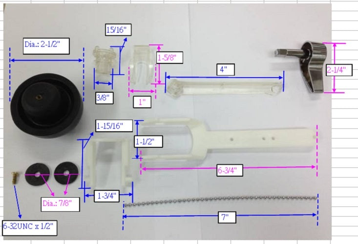 buy toilet repair tools & parts at cheap rate in bulk. wholesale & retail plumbing tools & equipments store. home décor ideas, maintenance, repair replacement parts