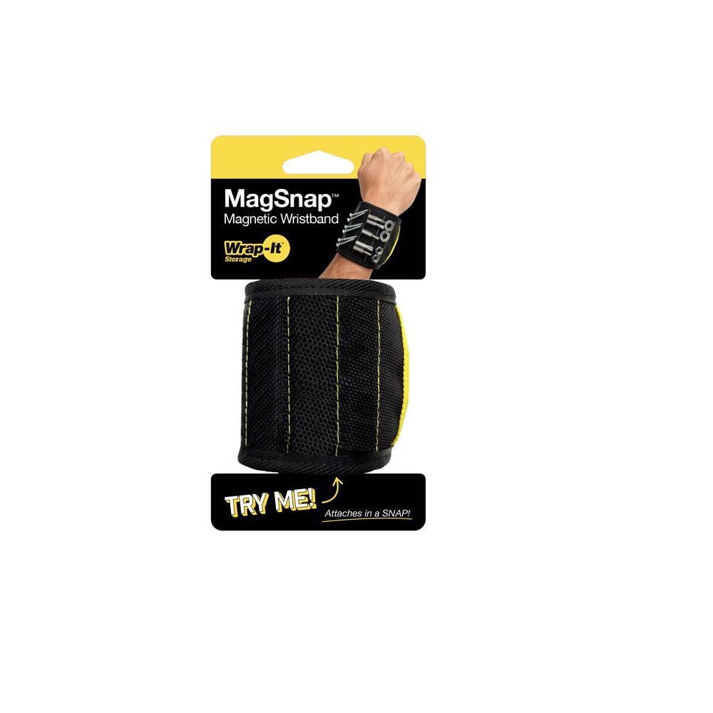 Wrap-It Storage 100-MSWB-BL MagSnap Magnetic Tool Holder, Black