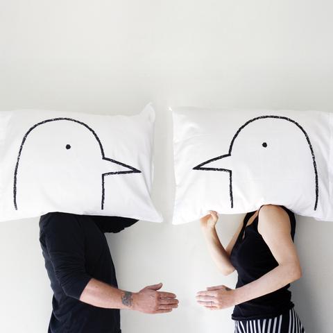 Xenotees Love Birds Pillowcase Set
