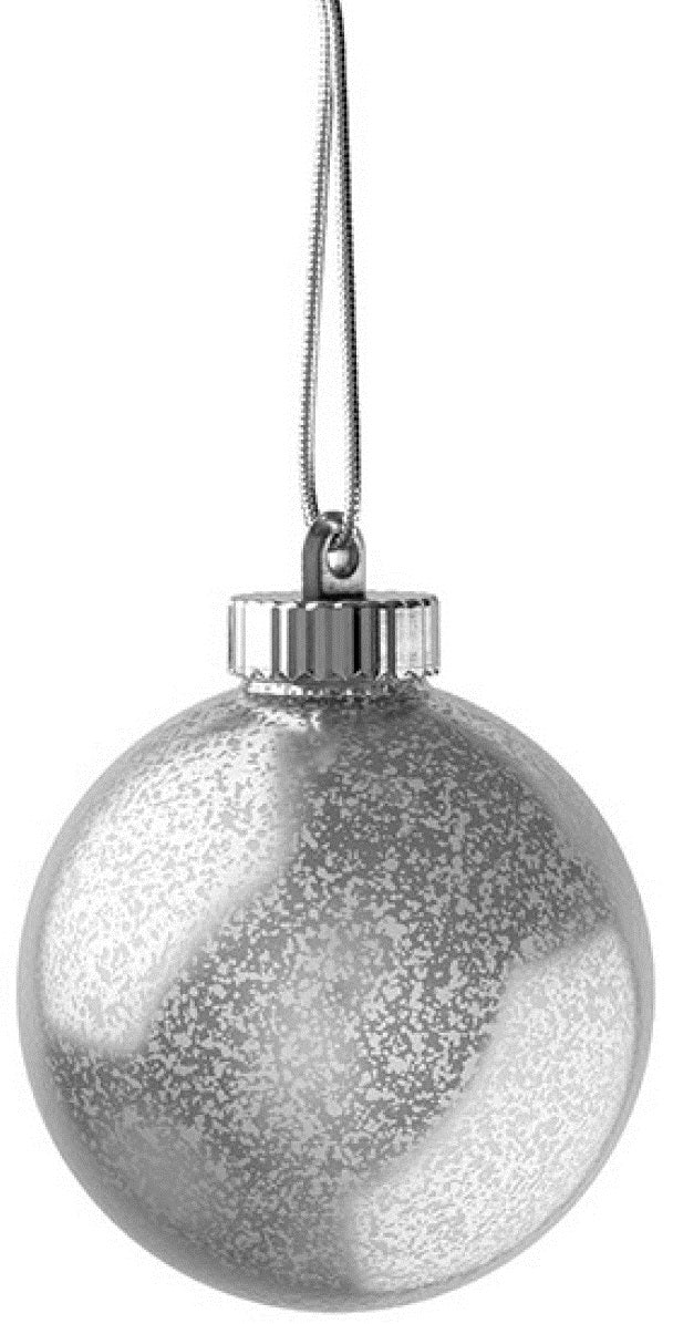 Xodus Innovations WP540E Weatherproof Globe Pulsing Christams Ornament, Silver Metallic