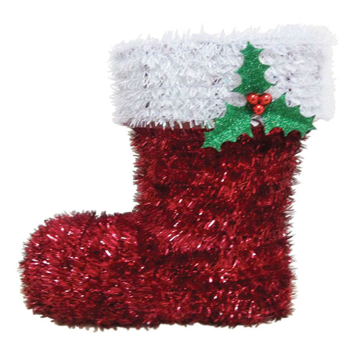Youngcraft 3D-BOOT 3D Tinsel Santa's Boot, 10"