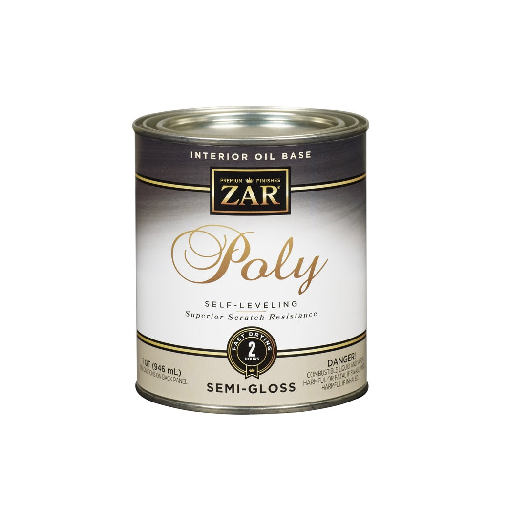 ZAR 33012 Interior Oil Base Poly, 1 Quart