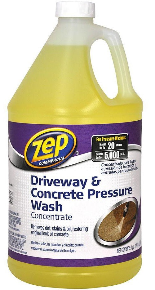 Zep ZUBMC128 Driveway & Concrete Pressure Wash Concentrate, Gallon