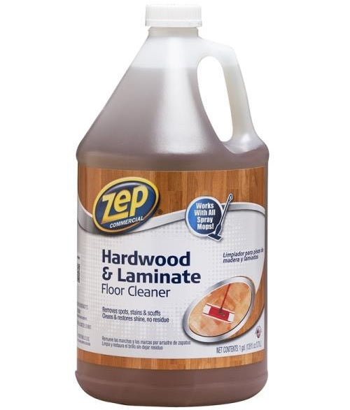 Zep ZUHLF128 Hardwood & Laminate Floor Cleaner, 1 Gallon