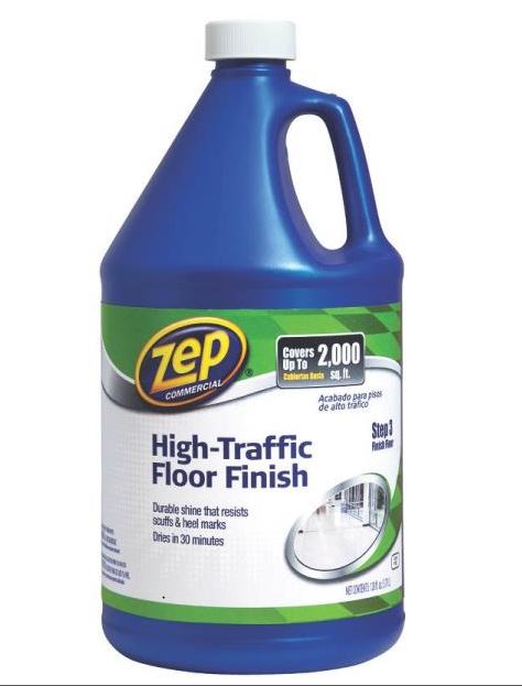 Zep ZUHTFF128 High Traffic Floor Finish, 128 Oz