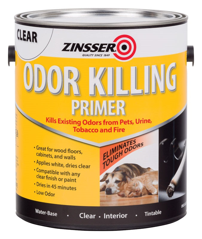 Zinsser 305928 Odor Killing Primer, Clear, 1 gal.